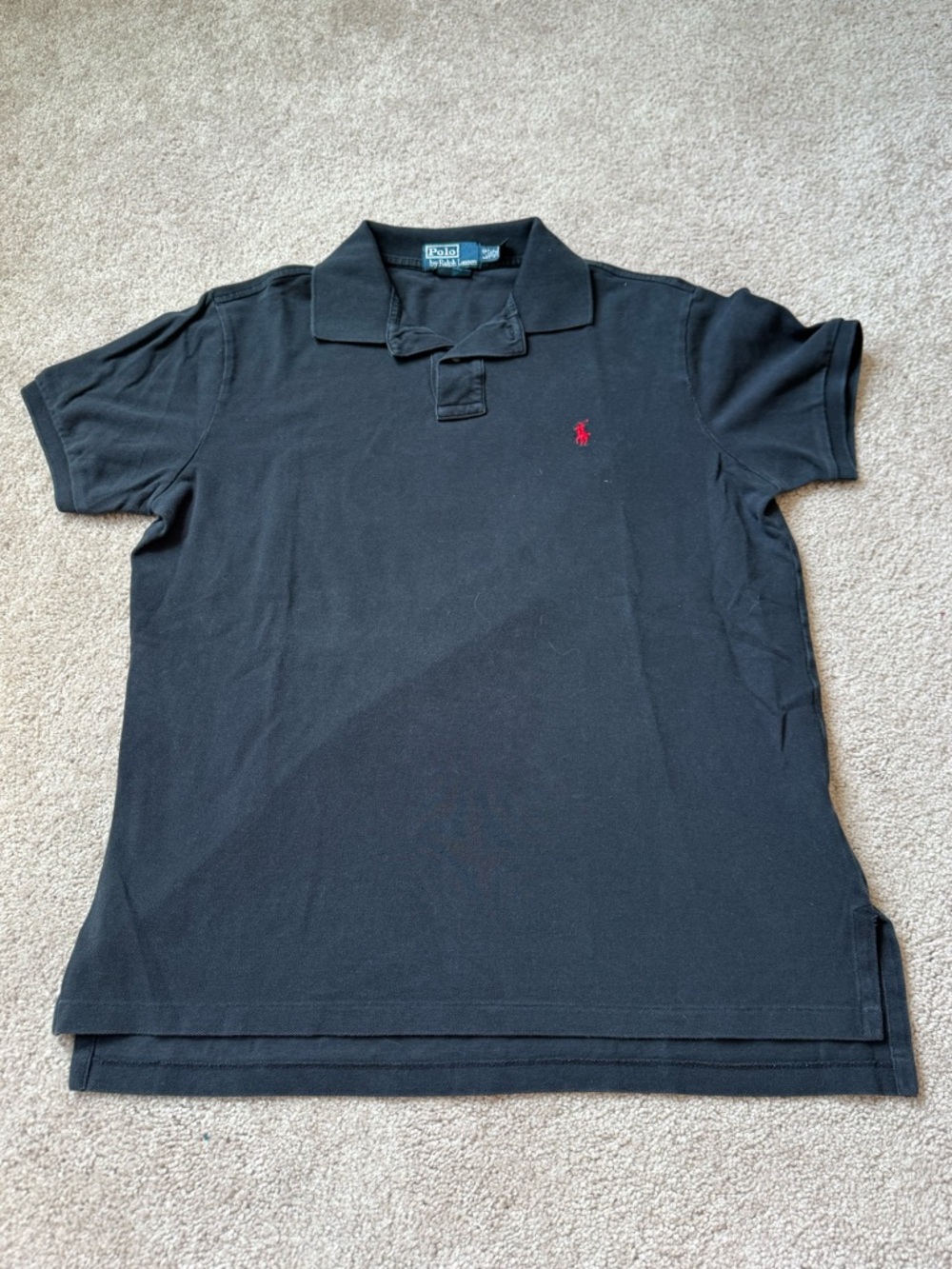 Polo Ralph Lauren | Black | Custom Fit Polo Shirt | Men’s Size Large